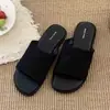 Chanclas francesas para mujer verano para salir zapatos de playa de vacaciones nuevo casual punta abierta planas antideslizantes zapatillas frescas zapatos