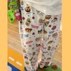 Pantalones de Verano Nuevo Estilo para Caminar para Ropa Exterior Dormitorio de Estudiante Lindo Hogar Casual Suelto Fresco Transpirable Dibujos Animados Antimosquitos Pantalones de Pijama