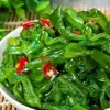 Talos de Alga Marinha Picantes Instantâneos, Tiras Finas de Wakame para Lábios Bonitos, Salada Fria, Picles Pequenos Saco de 400g, Produzido em Dalian