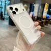 Nuevo Modelo Que Se Transforma Instantáneamente en iPhone 17 Pro Max Funda Magnética de Acrílico con Anillo Fino Oficial Cubierta Protectora Apple 16P