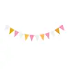 Arranjo de Aniversário Atacado Suprimentos para Fantasia de Festa de Festival Bandeira de Aniversário Banners Padrão Ondulado Bandeirolas Carimbadas Bandeiras Coloridas