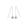 Aretes de circonita de joyería Wanying Plata de ley S925 Estilo coreano largos moda dulce regalo Aretes Súper Hada venta al por mayor personalización