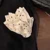 Clip de Plátano de Diseño Nuevo de Lunares de Gama Alta Coreano con Borde Ondulado 2025 Nuevo Clip para Cola de Caballo Alta Pinza para el Cabello Tocado