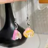 [Fosforescente] Glitter Fino Concha Pérola Corrente de Celular Gelatina Transparente Pingente Degradê Presente para Melhor Amigo