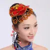 Jiaozhou Yangko tocado abanico apertura danza plaza danza cuadrada tocado de plaza danza clásica folclórica latina actuación de danza cuadrada por Mai Taibao