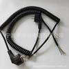 Cable de alimentación de venta directa con enchufe europeo de alambre de resorte, enchufe redondo de dos pines de calibre europeo, alambre de resorte de tres conductores, cola de palabra de calibre europeo VDE