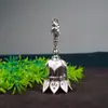 Campana metálica creativa, diseños de elefante, pavo real, vajra y forma de campana, adecuada para bares y restaurantes, utilizada para servir comida, moderna y artística, también adecuada para personas mayores