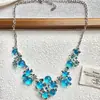 Sueño Dulce de Niña~Collar con Lazo de Perlas Artificiales Rosa Degradado Dulce para Mujer Cadena para Clavícula con Sentido de Diseño de Nicho