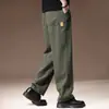 Italia 2026 Verano Nuevos Pantalones Casuales para Hombre Peso Pesado Retro Americano Holgados Versátiles de Pierna Recta Pantalones para Hombre