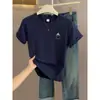 Camiseta de Manga Corta de Algodón Puro, Versátil, Ajustada, Moda Casual, Estilo Nuevo de Verano 2026 para Mujer
