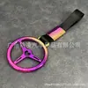 Correa de mano con asa de color JDM para coche, serpentina universal, cinturón de remolque para parachoques delantero y trasero de coche, anillo de advertencia