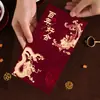 Bolsa Roja para Regalo de Boda, Sobre Rojo Especial para Cambiar la Dirección del Título, Sobre Rojo de Boda Estilo Nuevo, Sobre Rojo de Boda con Caracteres de Boda Feliz, Sobre Rojo para Dinero de Regalo