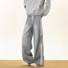 Verão 2026 Novo Estilo de Hong Kong Marca da Moda Jeans Listrado Masculino Hip Hop Popular Tendência High Street Cool Rebelde Calças Compridas