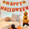 Suprimentos de Decoração para Festa de Halloween Transfronteiriça Festival Fantasma Decoração de Abóbora de Halloween Layout Banner de Letras Bandeirola Puxa-Puxa
