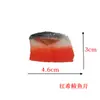 Modelo de Salmón Comida Almeja Ártica Sashimi Verdura Juguete de Cocina Bandeja Muestras Atrezo Izakaya Mariscos