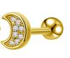 Transfronterizo Nueva Moda Diamante Arete de Botón para Mujer Otoño Diseño Nicho Mariposa Arete para Hueso de la Oreja Aretes de Flor Avanzados