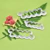 Molde de Primavera de Flor de Cinco Pétalos Molde de Pastelería de Simulación Herramienta Creativa para Hornear Fácil de Desmoldar