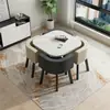 Juego simple de mesa y sillas de oficina para negociación, mesa creativa de recepción para tienda de té de leche, mesa redonda pequeña de recepción informal, mesa de comedor