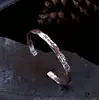 Pulsera de runas de plata 925 con cinabrio, auspiciosa para el año zodiacal, unisex, hecha a mano, joyería esotérica estilo chino, venta al por mayor