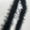 En stock 9-11cm Tiras de plumas de avestruz tiras de plumas tiras de terciopelo decoraciones para ropa decoraciones para manualidades