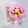 Hielo Picado Flor Rosa Azul Eterna Gipsofilia Ramo Seco Día de San Valentín Chino Navidad Día de San Valentín Regalo de Cumpleaños para Novia