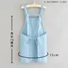 Delantal de cocina casero ultradelgado de verano, delantal dopamina resistente al agua para mujeres en la industria de la restauración, repostería y vestimenta de trabajo con texto impreso
