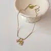 Exquisito Collar de Cruz Estrella Cielo Estrellado de Zirconia, Cadena de Clavícula Vintage de Venta Caliente Transfronteriza, Joyería de Lujo Ligero de Gama Alta