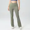 Pantalones de Yoga Deportivos Elásticos Acampanados Color Sólido Cruzados en la Cintura Transpirables Ligeramente Acampanados para Mujer Verano 2025 Amazon