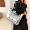 Bolso de Hombro Nuevo de Gran Capacidad para Primavera y Verano Bolso de Mujer de Color Sólido Brillante Bolso de Mano de Moda de Gama Alta Bolso Tote para Viajes
