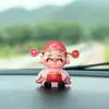 Enfeites de carro do Deus da Riqueza da sorte personalizados de fábrica, decorações de mesa criativas do Deus da Riqueza em estilo chinês e presentes culturais e criativos do Templo do Deus da Riqueza