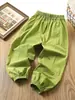 Pantalones de Secado Rápido para Niños 2026 Verano Delgados Pantalones para Niños de Moda Pantalones Deportivos de Alta Elasticidad Pantalones Jogger Anti-Mosquitos