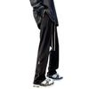 Pantalones Casuales para Hombre Verano Nuevo Estilo Americano Vibe High Street Cremallera Abertura Pantalones Marca de Moda Sueltos Rectos para Hombre