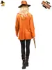 Chaqueta de Mezclilla Vaquera para Niña Grande Top Vestido de Fiesta Baile Adulto Mujer Disfraz Vaquero de Mezclilla Cosplay