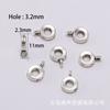 Accesorios para Joyería DIY Panjia Broche de Posicionamiento para Pulsera Conector de Tres Vías con Agujero Grande Cuentas Espaciadoras para Collares Juego de 20 Piezas de Aleación