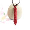 Colgante de Pincel de Cinabrio Jianyu Arena Dorada Púrpura Pluma Wenchang Collar Arena Chen Venta al por Mayor Transmisión en Vivo Dropshipping S2062803