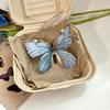 Mariposa Grande de Impresión 3D Flor de Zapato Mariposa de Simulación Disposición de Pared DIY Decoración Pequeño Libro Rojo Explosiones Joyería Ceremonia de Acompañamiento