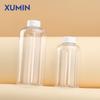 Xumin Packaging - Botella de gel de ducha transparente de 300 ml, botella de champú, botella de prensa PET de gran capacidad de 500 ml, botella de loción