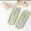 Calcetines de coral para dormir en habitaciones con aire acondicionado, de longitud media, forrados de polar, engrosados para abrigar, resistentes al frío, adecuados para usar en interiores, para dormir y para el invierno