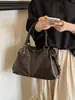 Bolso Transfronterizo Retro de Moda Bolso de Mano Boston Bolso de Hombro Único Bolso Cruzado Casual Bolso Tote de Gran Capacidad Bolso Mujer