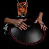Lu Ru tambor de mano para platos de mano tambor de lengüeta de acero grado profesional D menor color olvida-preocupaciones tambor hueco músico de tambor de lengüeta de acero disco instrumento musical al por mayor