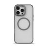 Funda protectora con ventosa magnética para Apple Pro Max 16, diseño de ondas, marco creativo esmerilado para iPhone 15, 14 pulgadas