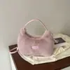 Bolso Cruzado Nuevo de Felpa Transfronterizo para Mujer Otoño/Invierno Alta Textura Piel Sintética de Visón Bolso de Hombro Moda Versátil Bolso de Mano
