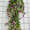 Fabricantes Transfronterizos Venta al por Mayor Pared de Plantas Artificiales Colgante Flor de Eucalipto Mimbre Hotel Muro Verde Valla Arreglo Floral Accesorios