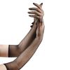 Guantes de Red de Pesca Europeos y Americanos para Fiesta de Graduación con Malla Elástica para Dedos Guantes Sexy Disco Guantes Largos de Novia Transfronterizos