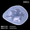 Espejo Arcoíris Tamaño Nubes Molde de Silicona Gotas de Pegamento de Cristal Material para Joyería Hecha a Mano DIY Bolsa Accesorios para Funda de Teléfono Móvil
