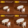 Mesa Silla Sofá Caja de Arena Muebles Miniatura DIY Hecho a Mano Modelo de Plano de Piso Interior Figura Casa de Muñecas Muebles Adornos