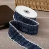 Cinta de Borde de Gancho Estilo Tweed Ramo de Flores Cinta de Empaque Caja de Regalo para Pastel Empaque Tocado Pasador Accesorios para Ropa