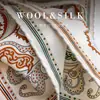 Moda Nova Outono e Inverno 2026 Elegante Versátil Lenço Quadrado de Seda e Lã 65cm para Mulheres Proteção para o Pescoço e Aquecimento Lenço de Seda e Lã
