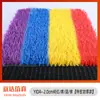 Césped de simulación para patio de juegos alfombra de color césped artificial para exteriores recinto de ingeniería escolar jardín de infantes césped arcoíris