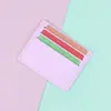 Portatarjetas BSCI con Múltiples Ranuras para Tarjetas para Mujer, Portatarjetas Ultradelgado y Compacto, Portatarjetas Plateado con Múltiples Ranuras, Portatarjetas Bancarias para Mujer, Estuche Protector para Hombre